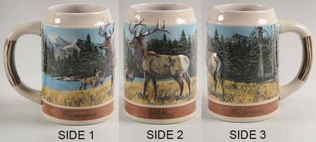 Anheuser Busch Specialty Steins American Elk - No Box 79c