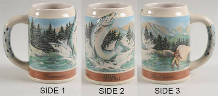 Anheuser Busch Specialty Steins Salmon Fish - No Box 79b