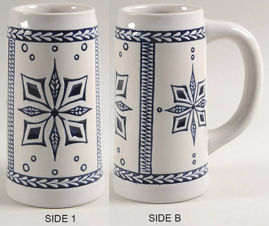 Anheuser Busch Specialty Steins Blue Delft- Diamonds - No Box