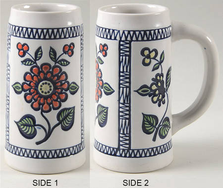 Anheuser Busch Specialty Steins Blue Delft-Bulb Flower(Colored) - No Box
