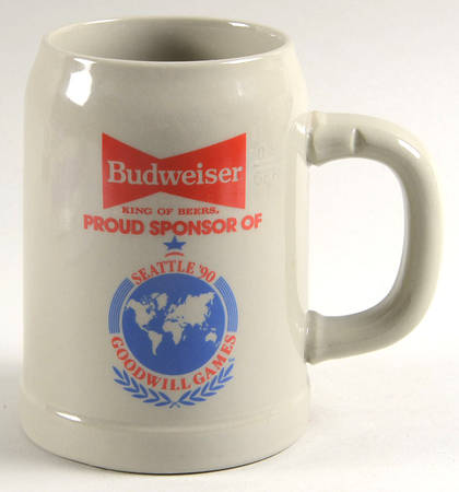 Anheuser Busch Specialty Steins Seattle-Goodwill Games - No Box