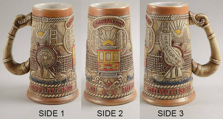 Anheuser Busch Specialty Steins Budweiser San Francisco - No Box
