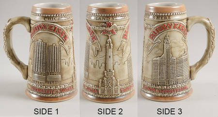 Anheuser Busch Specialty Steins Budweiser Chicagoland - Boxed