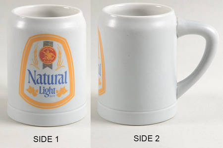 Anheuser Busch Specialty Steins Natural Light Label - No Box