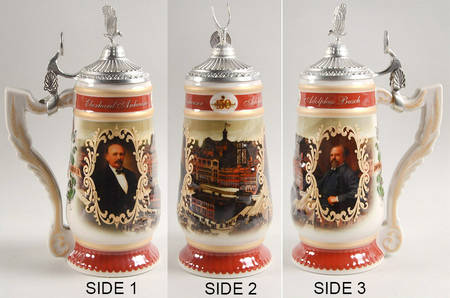 Anheuser Busch Specialty Steins 150th Anniversary - Boxed