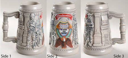 Anheuser Busch Specialty Steins To Serve And Protect - Boxed