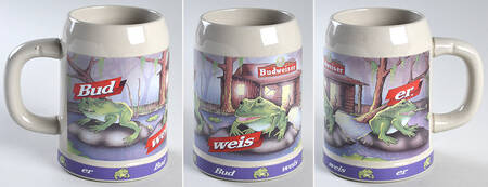 Anheuser Busch Specialty Steins Bud Frog Stein - No Box
