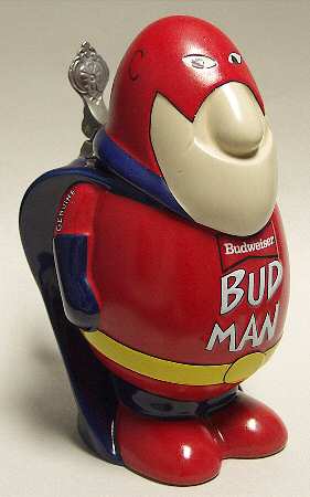 Anheuser Busch Specialty Steins Bud Man #2-1989 - With Box