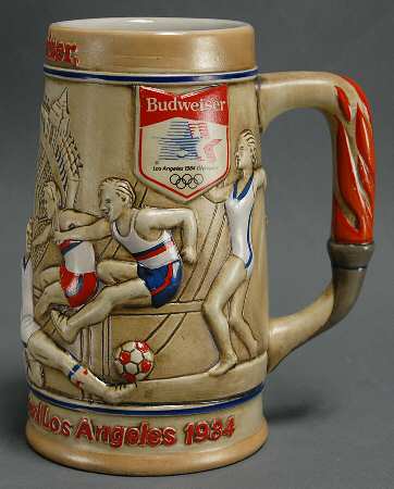 Anheuser Busch Specialty Steins Los Angeles 1984 Olympics - No Box
