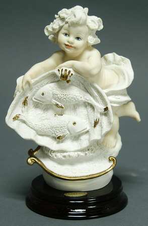 Zodiac Cherubs Collection Pisces - Boxed