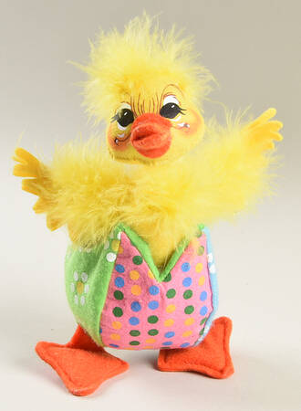 Analee Easter Dolls Hatched Ducky In Egg - No Box