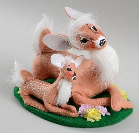 Analee Easter Dolls Doe And Fawn - No Box