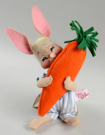 Analee Easter Dolls Country Boy Bunny - No Box