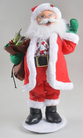 Santa and Mrs Santa Winter Berry Santa - No Box