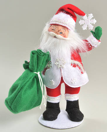 Santa and Mrs Santa Mr Snowflake Santa - No Box 235