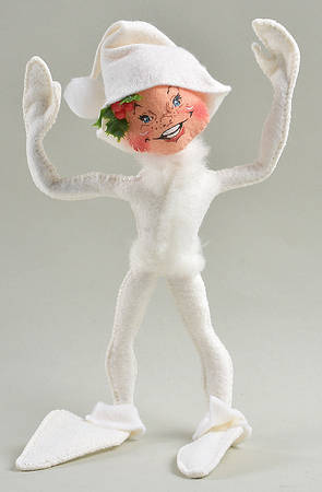Elves & Gnomes White Christmas Elf - No Box