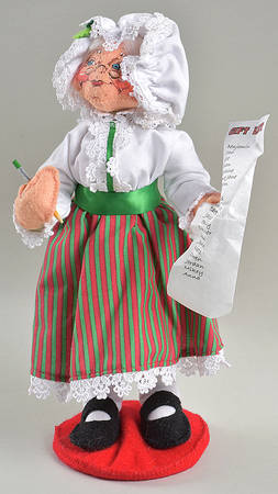 Santa and Mrs Santa Mrs Santa Gift List - No Box