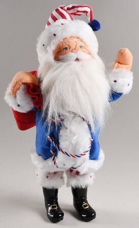 Santa and Mrs Santa Patriotic Santa - No Box