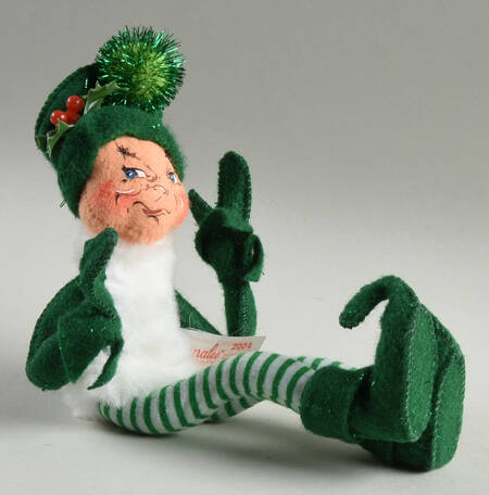Elves & Gnomes Green Elf With Leggings - No Box