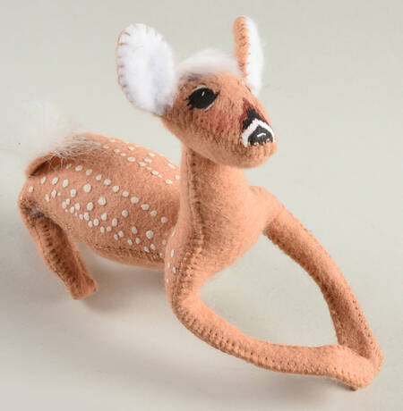 Reindeer Fawn - Fuzzy Ears - No Box
