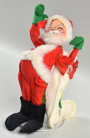 Santa and Mrs Santa Santa With Stocking - No Box