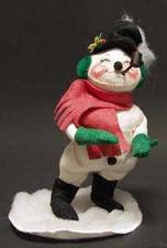 Annalee Christmas Doll Snowman With Pipe - No Box