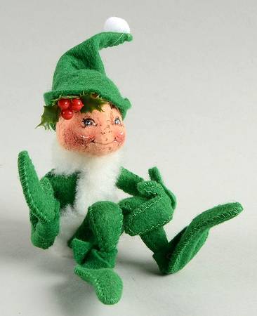 Elves & Gnomes Green Christmas Elf - No Box