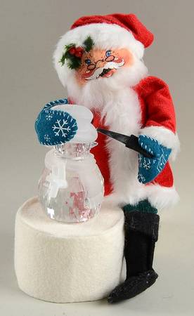 Santa and Mrs Santa Ice Sculpting Santa - No Box