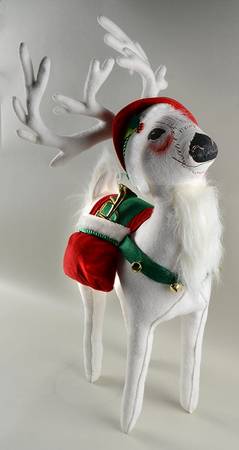 Reindeer Jinglebell Reindeer White - No Box