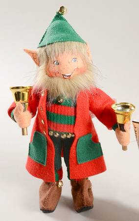 Elves & Gnomes Bell Ringer Elf  - No Box