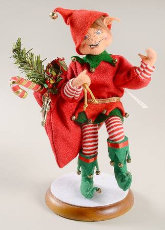 Elves & Gnomes Jingle Bells Elf - Musical - No Box