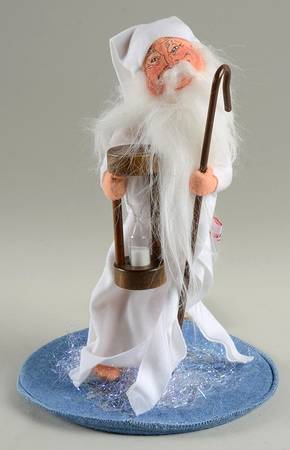 Annalee Christmas Doll New Years Father Time  - No Box