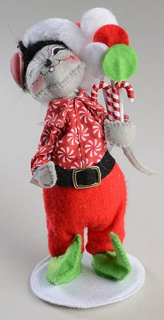 Christmas Mice Peppermint Candy Mouse - No Box