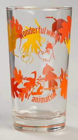 Autumn Leaf Festival Glass Wonderful World Of Animation - No Box