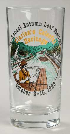 Autumn Leaf Festival Glass Clarion's Colorful Heritage - No Box