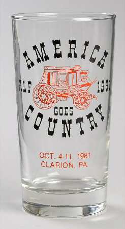Autumn Leaf Festival Glass America Goes Country - No Box