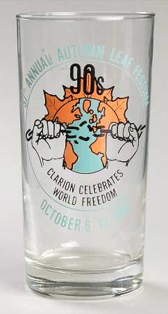 Autumn Leaf Festival Glass World Freedom - No Box