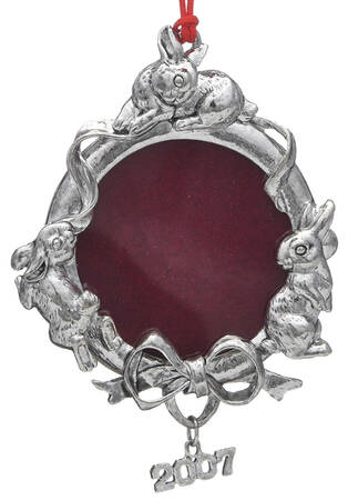 Bunny Ornament Frame - Boxed