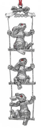 Bunny Ornament Swing - Boxed
