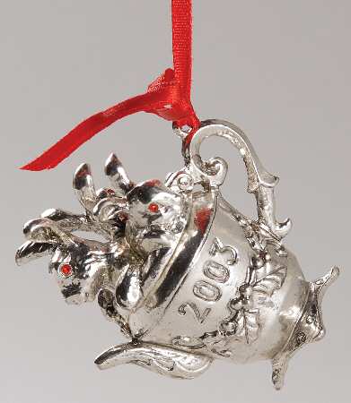 Bunny Ornament Teapot - Boxed