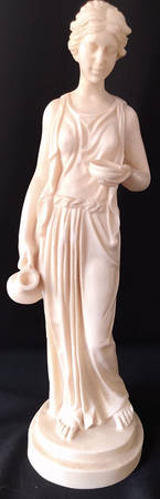 A Santini Sculptures Bathing Woman-White - No Box