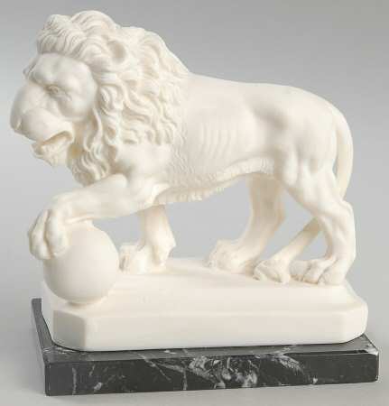 A Santini Sculptures Lion Of Florence-Left Paw - No Box
