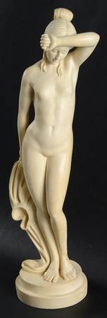 A Santini Sculptures Lady Undressing - No Box