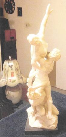 A Santini Sculptures 2 Men & Woman Dancing - No Box