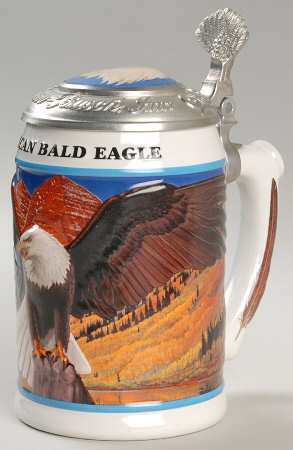 American Bald Eagle Fall Stein - No Box