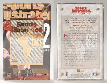 Authentic Images Sports Cards McGwire Record Home Run #62 - With Box