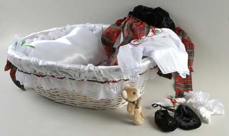 So Truly Real Emily's Christmas Ensemble & Bassinet - Boxed