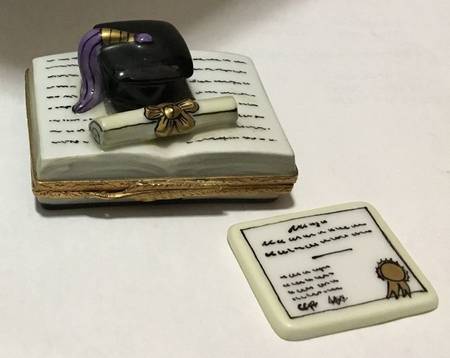 Artoria Limoges Boxes Cap & Diploma - Boxed