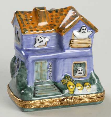 Artoria Limoges Boxes Haunted House - Boxed