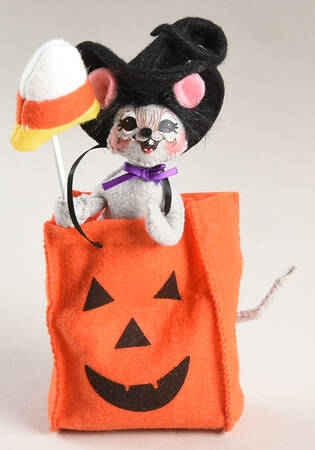 Halloween Mice Candy Corn Bag Of Treats Mouse - No Box